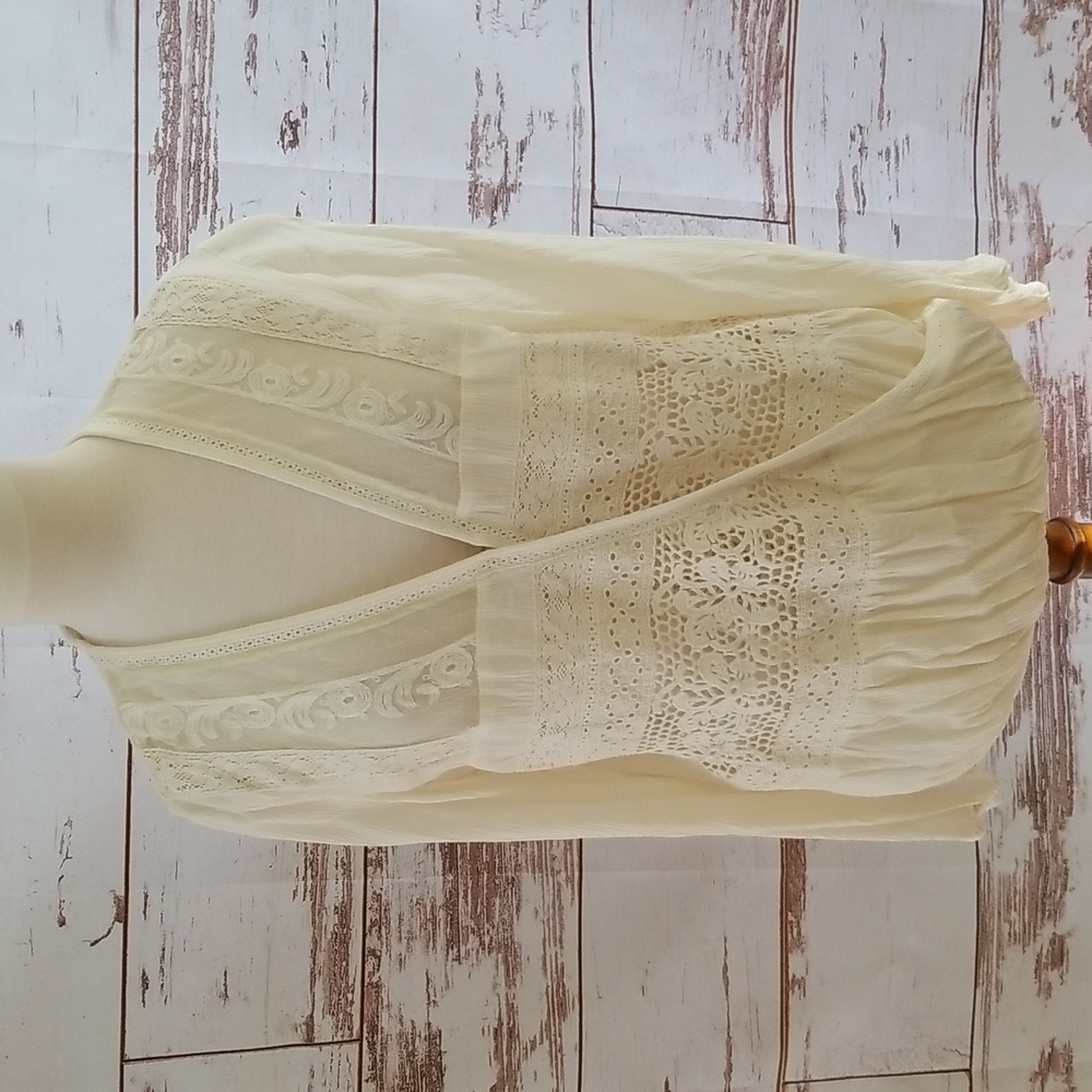 Lovestitch Patchwork Lace Boho Top